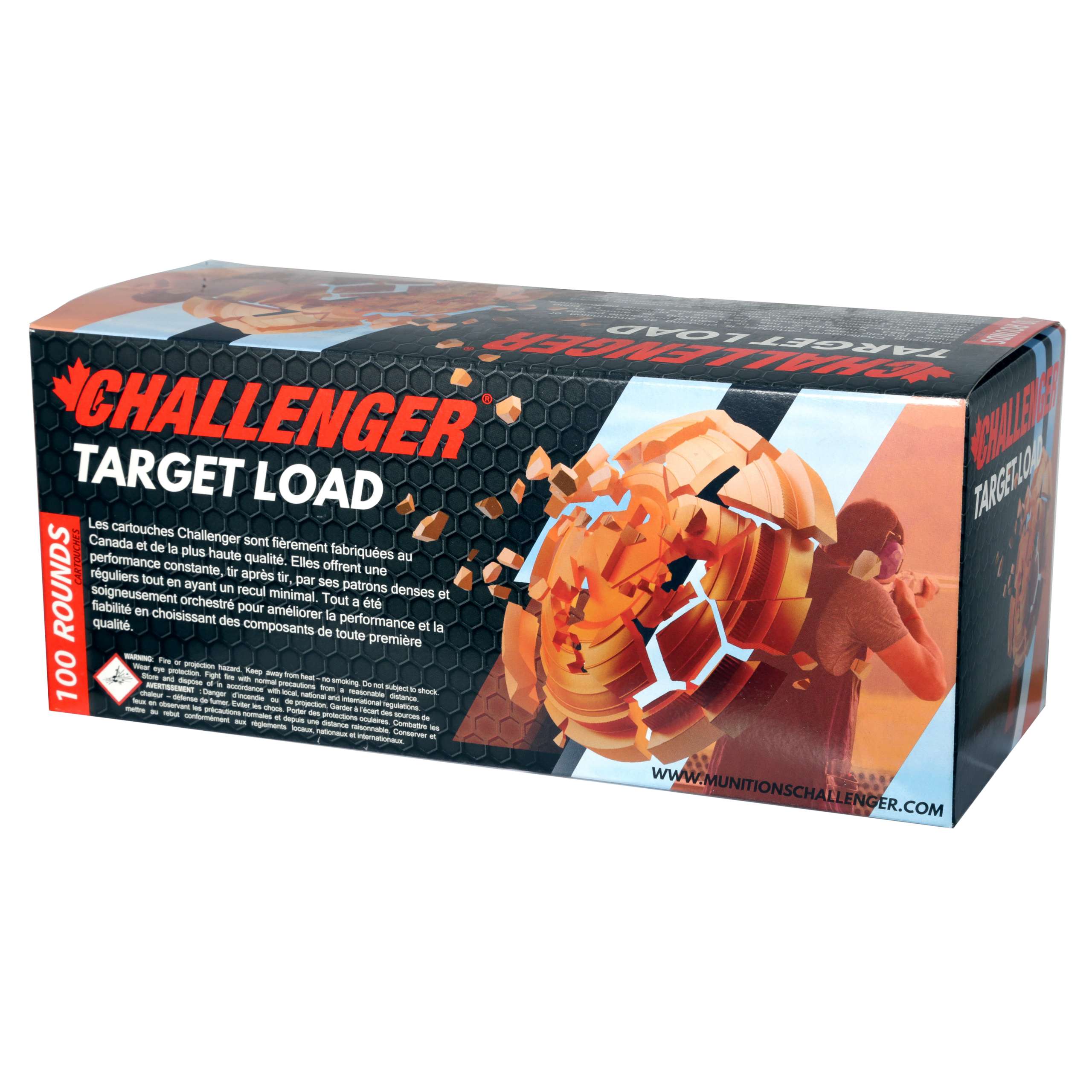 12 GA TARGET load 2 ¾ DRAMS pack of 100 rounds